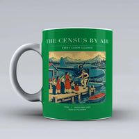 Thumbnail for VINTAGE G4416 - The Census By Air - Ceramic Mug design on green