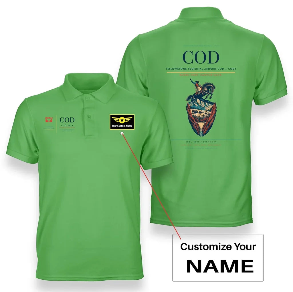 Yellowstone Regional Airport COD — Cody Light Green+Name