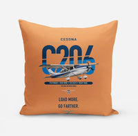 Thumbnail for Cessna 206 Stationair design on orange pillow