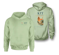 Thumbnail for Kittilä Airport (KTT) design on light green double-side hoodie