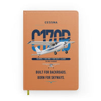 Thumbnail for Cessna 170B design on orange notebook