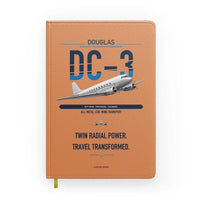 Thumbnail for Douglas DC-3 design on orange notebook
