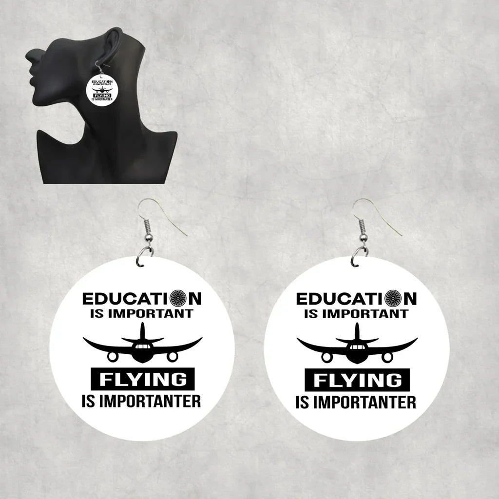 Flying is Importanter Earrings - view 10