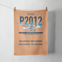 Thumbnail for Tecnam P2012 Traveller design on orange towel