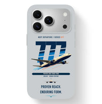 Thumbnail for Boeing 777-200ER design on light gray magsafe iphone case