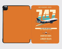 Thumbnail for Boeing 747SP design on orange ipad tablet case