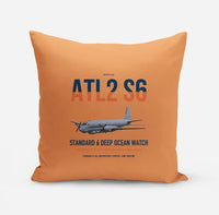 Thumbnail for Atlantique 2 Standard 6 design on orange pillow