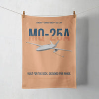 Thumbnail for MQ-25A STINGRAY design on orange towel