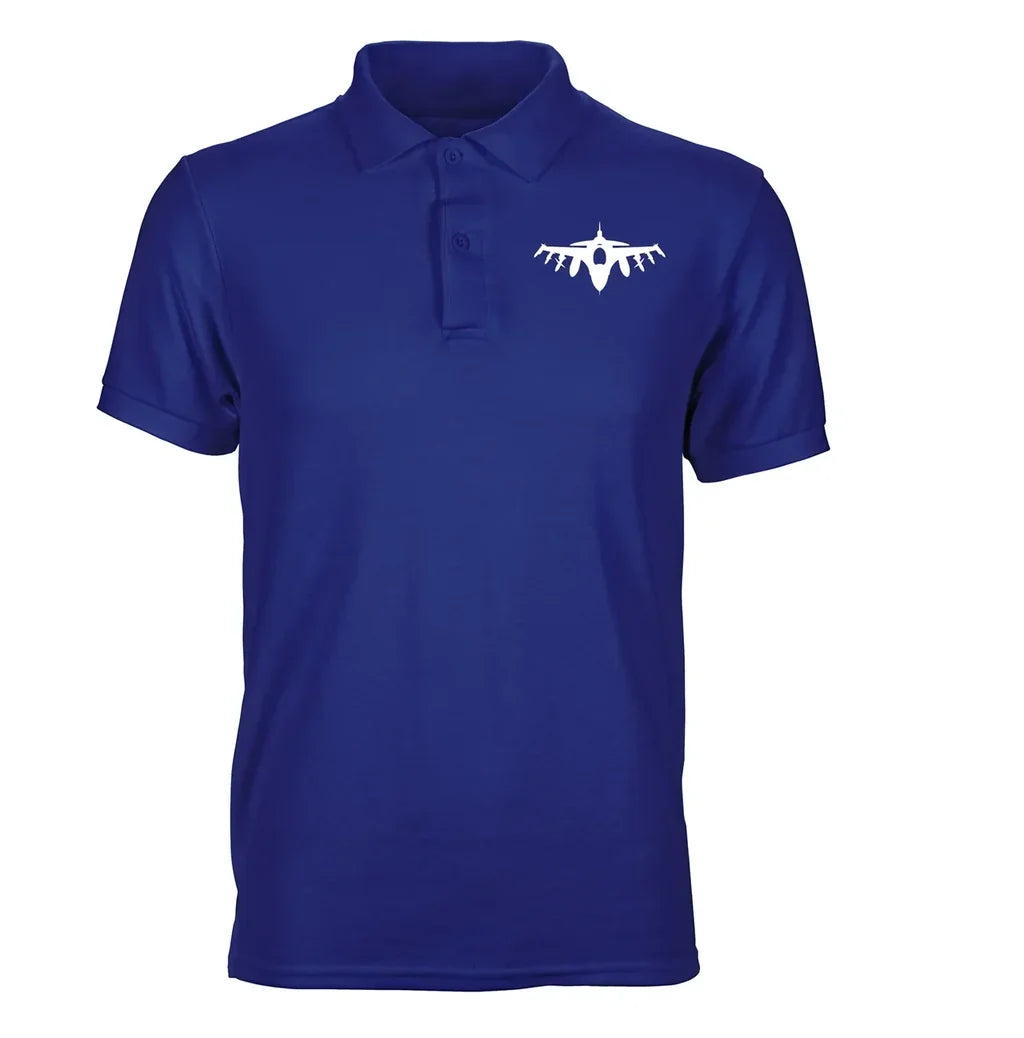 Customisable Aircraft Silhouette Polo Shirt - view 10