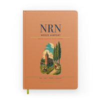 Thumbnail for Weeze Airport (NRN) design on orange notebook