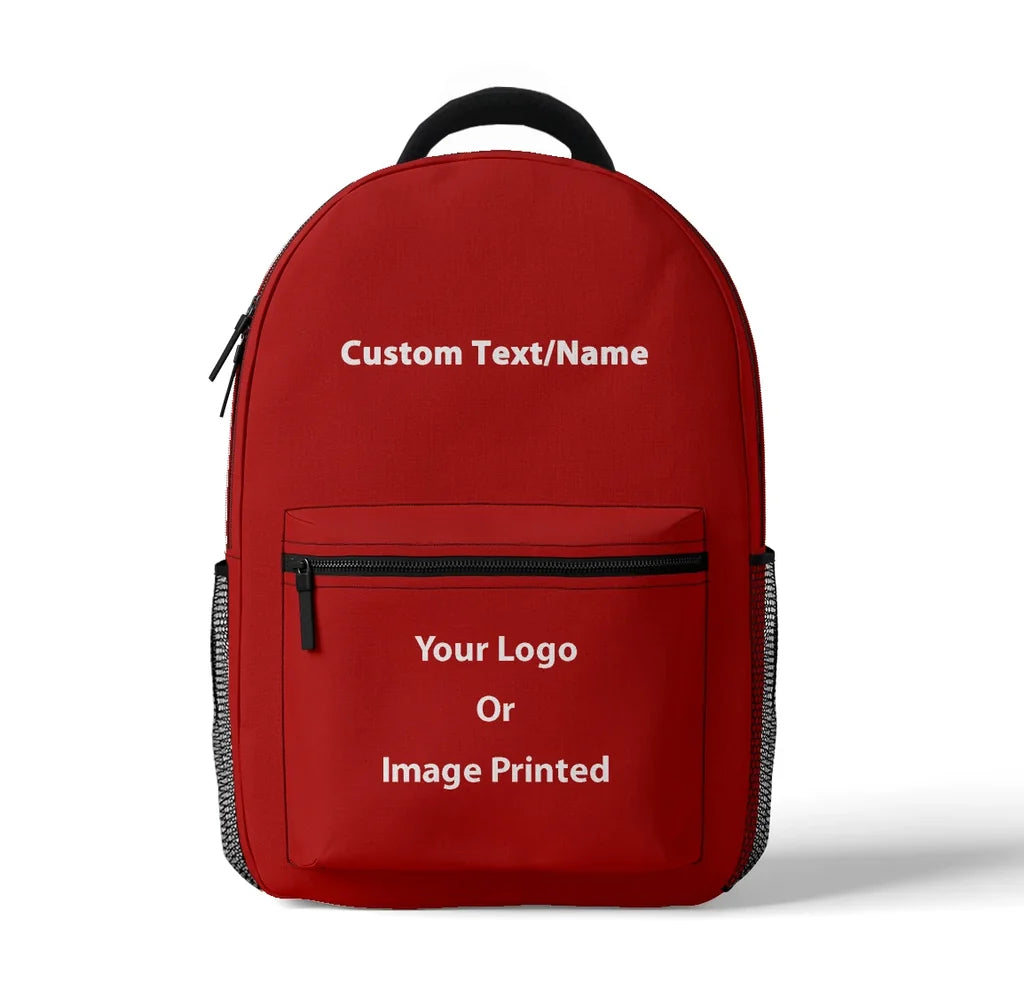 Customisable Design Image Logo Text 3D Backpack - view 10