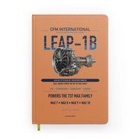 Thumbnail for CFM LEAP-1B design on orange notebook