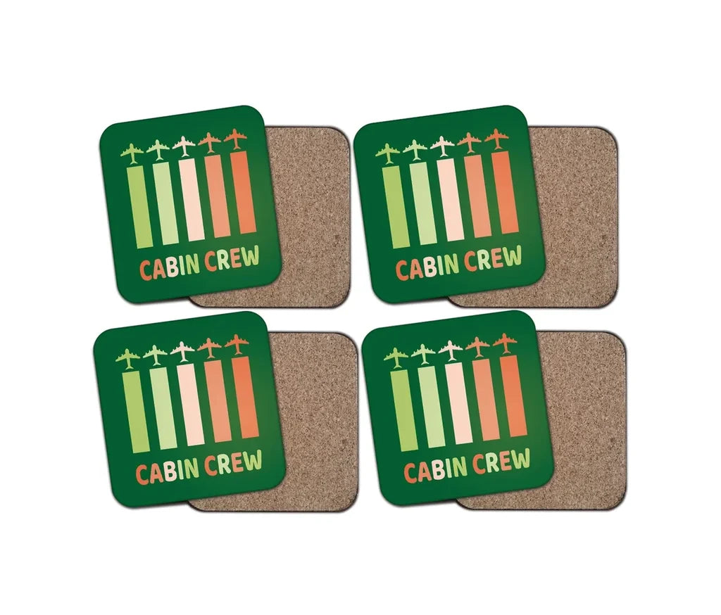 Colourful Cabin Crew Coaster - view 10