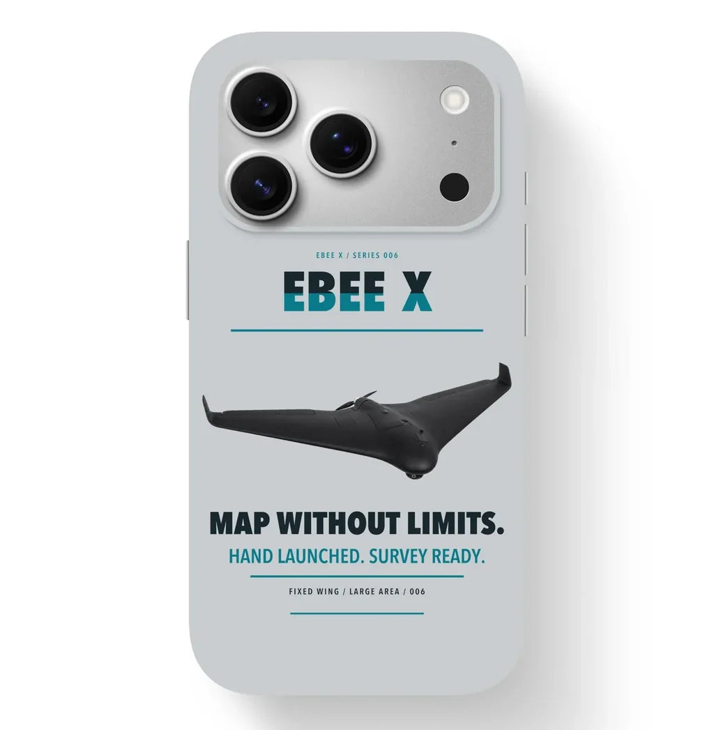 AgEagle eBee X Case design on light gray iphone case