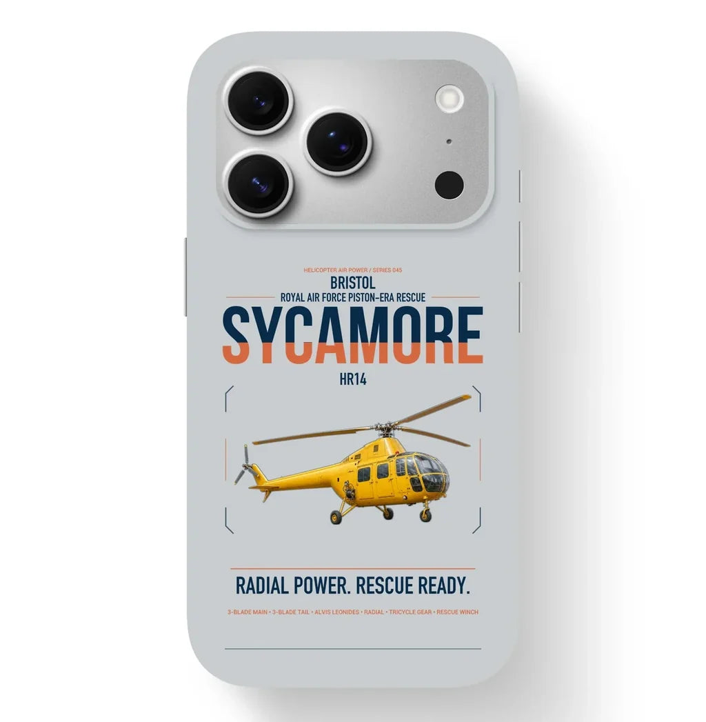 Bristol Sycamore HR14 design on light gray magsafe iphone case, for iPhone 17 Pro