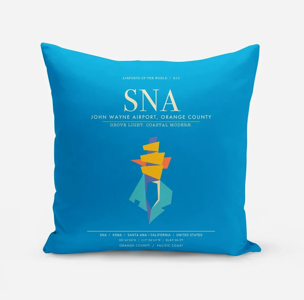 John Wayne Airport Orange County SNA - Turquoise