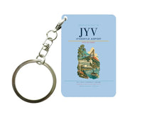 Thumbnail for Jyväskylä Airport (JYV) design on light blue key chain
