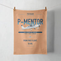 Thumbnail for Tecnam P-Mentor design on orange towel