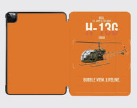 Thumbnail for Bell H-13G Sioux design on orange ipad tablet case