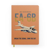Thumbnail for EA-6B Prowler design on orange notebook