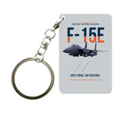 Thumbnail for F-15E STRIKE EAGLE Key Chain design on light gray key chain