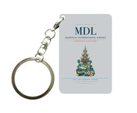 Thumbnail for Mandalay International Airport MDL Key Chain design on light gray key chain