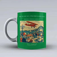 Thumbnail for VINTAGE G4476 - The Seawall Promenade Pass - Ceramic Mug design on green