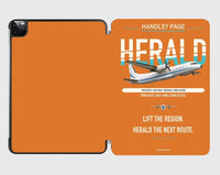 Thumbnail for Handley Page HPR.7 Dart Herald design on orange ipad tablet case