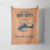 Thumbnail for MD Helicopters MD 902 Explorer design on orange towel