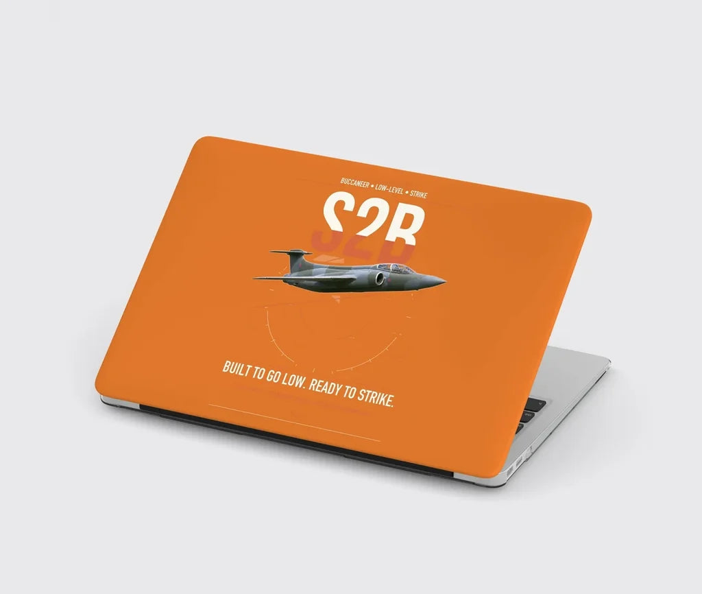 Blackburn Buccaneer S2B design on orange MacBook case