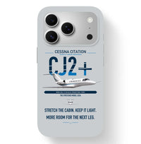 Thumbnail for Cessna Citation CJ2+ design on light gray magsafe iphone case, for iPhone 17 Pro