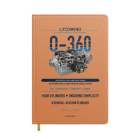Thumbnail for O-360 design on orange notebook