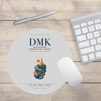 Thumbnail for Don Mueang International Airport Bangkok (DMK) design on light gray round mouse pad