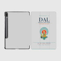 Thumbnail for Dallas Love Field (DAL) design on light gray samsung tablet tablet case