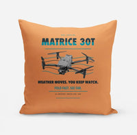 Thumbnail for DJI Matrice 30T design on orange pillow