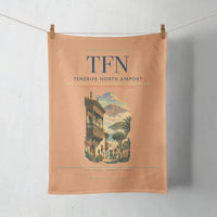 Thumbnail for Tenerife North Airport (TFN) design on orange towel