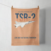 Thumbnail for BAC TSR-2 design on orange towel