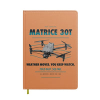 Thumbnail for DJI Matrice 30T design on orange notebook