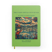 Thumbnail for VINTAGE G4497 - The Paddy Reflection Roads - Designed Notebooks design on lightgreen