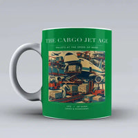 Thumbnail for VINTAGE G4125 - The Cargo Jet Age - Ceramic Mug design on green