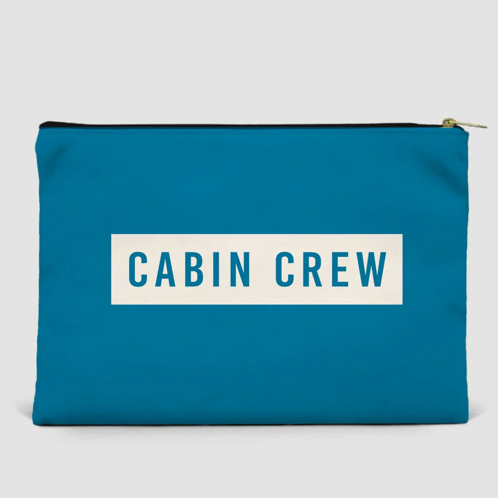 Cabin Crew Text Zipper Pouch - view 10