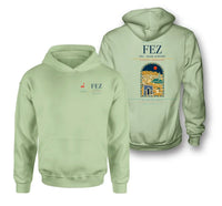 Thumbnail for Fes (FEZ) design on light green double-side hoodie