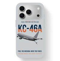Thumbnail for KC-46A PEGASUS design on light gray magsafe iphone case, for iPhone 17 Pro