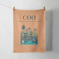 Thumbnail for Cadjehoun Airport (COO) design on orange towel