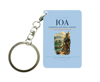 Thumbnail for Ioannina National Airport (IOA) design on light blue key chain