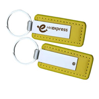 Thumbnail for Customisable HK Express Airlines Faux Leather Key Chain - view 10
