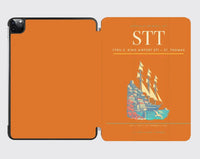 Thumbnail for Cyril E. King Airport (STT) design on orange ipad tablet case