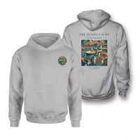 Thumbnail for VINTAGE G4075 - The Flying Yacht - Double-Side Hoodie design on lightgray double side
