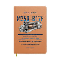 Thumbnail for M250-B17F design on orange notebook