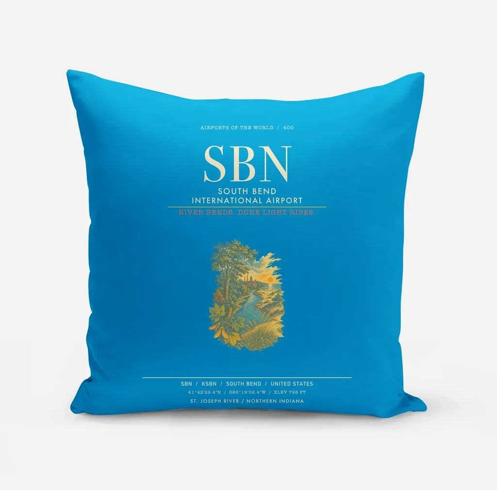 South Bend International Airport SBN - Turquoise